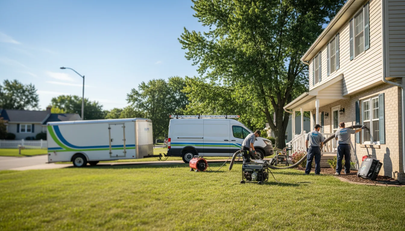 Flooded Basement Restoration And Cleanup With Repair in Walker, IA near me